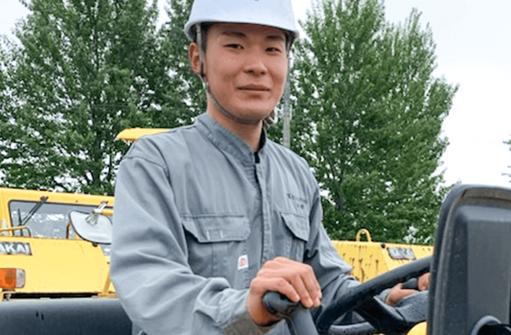 社員１人目の方のインタビューです。